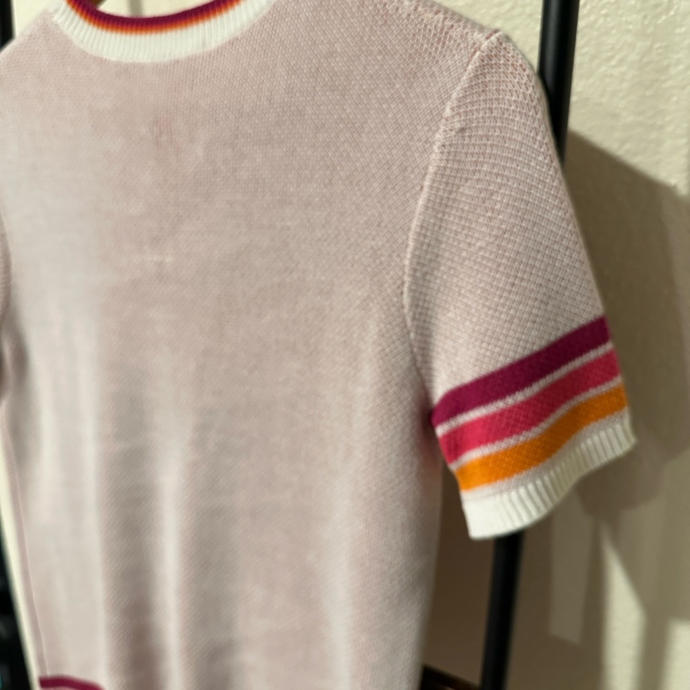 Trina Turk Orange and Pink Knit Top - Picture 7 of 10
